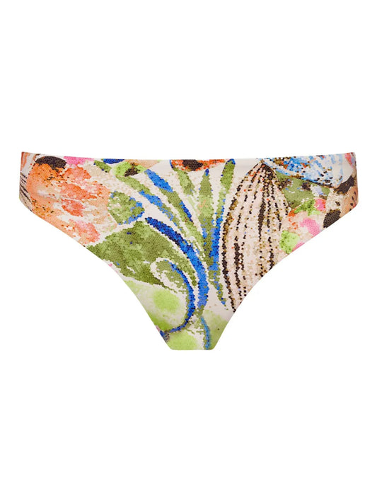 Elle Floral-Print Bikini Bottoms