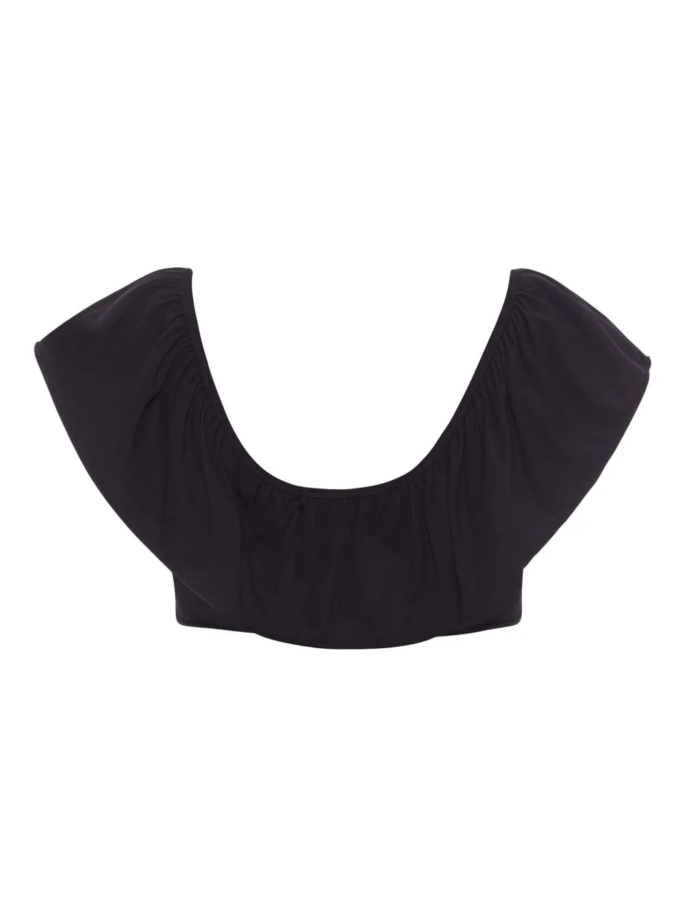 Emily Ruffle-Detail Swim Top