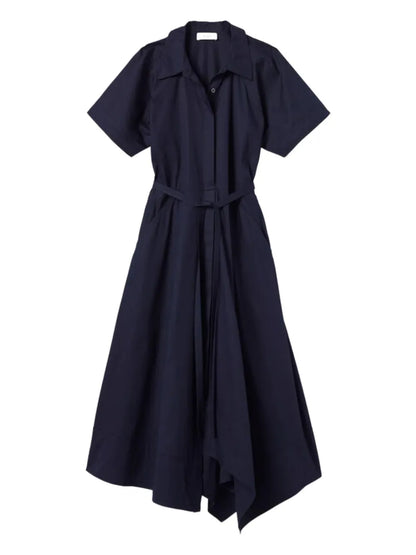 Poplin Asymmetric Dress
