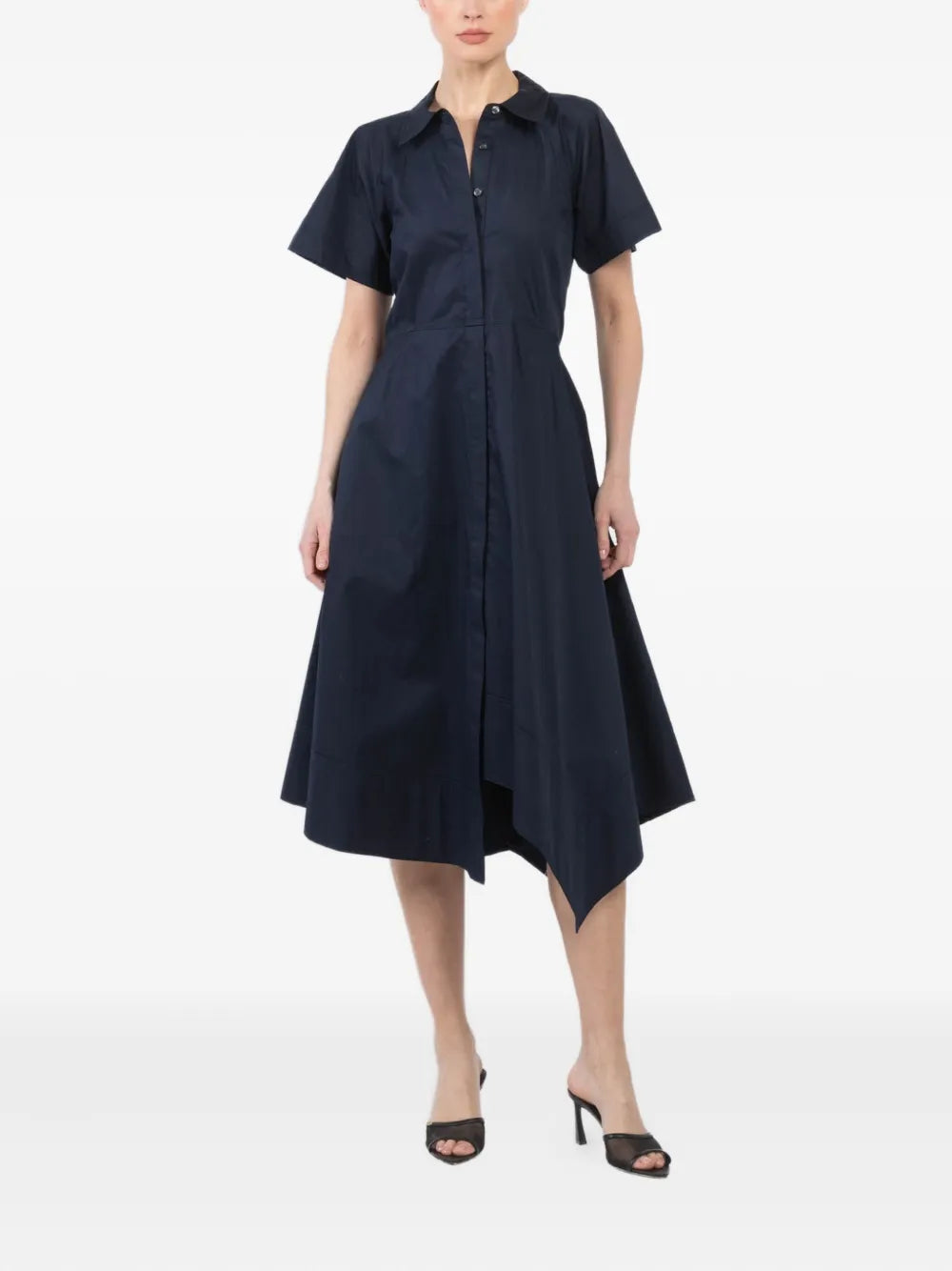 Poplin Asymmetric Dress