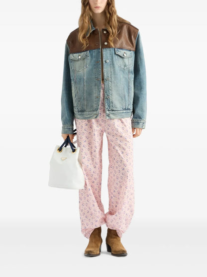 Floral-Print Pants