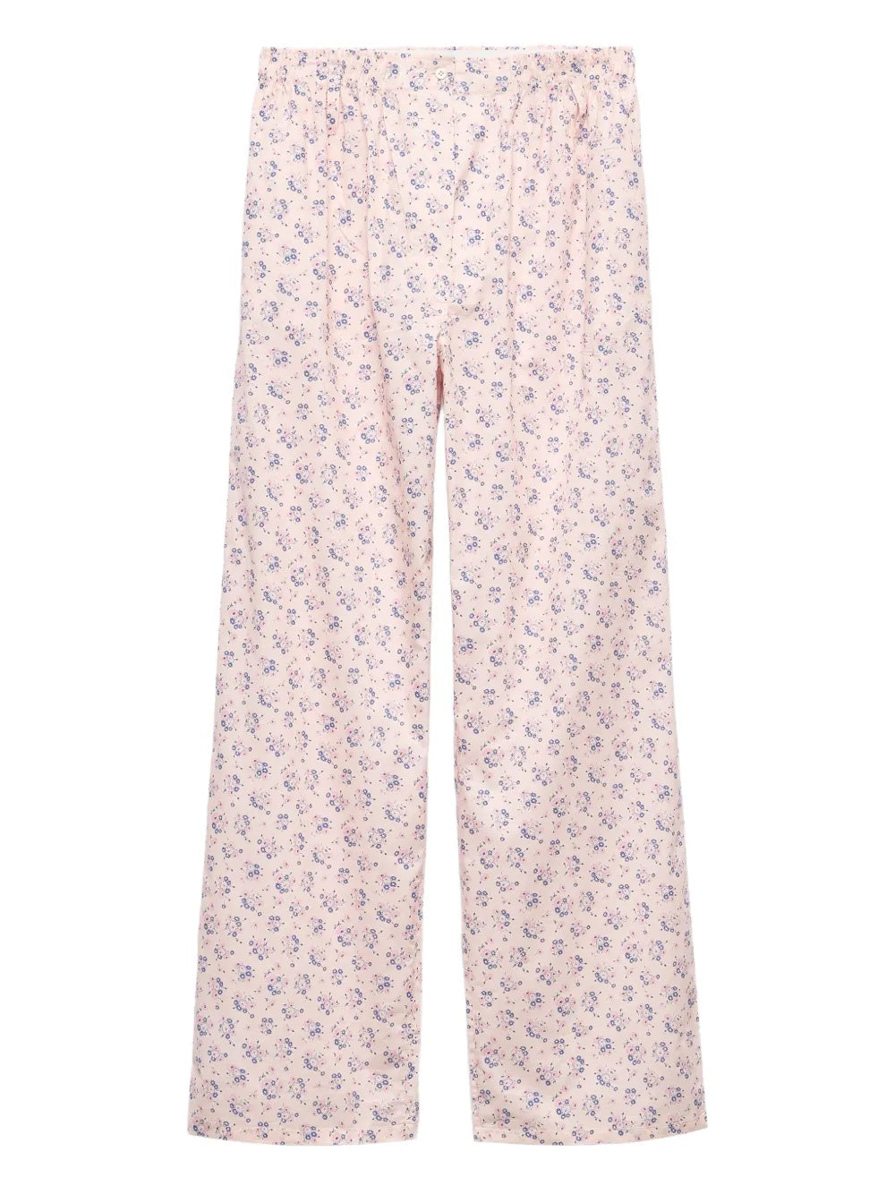 Floral-Print Pants