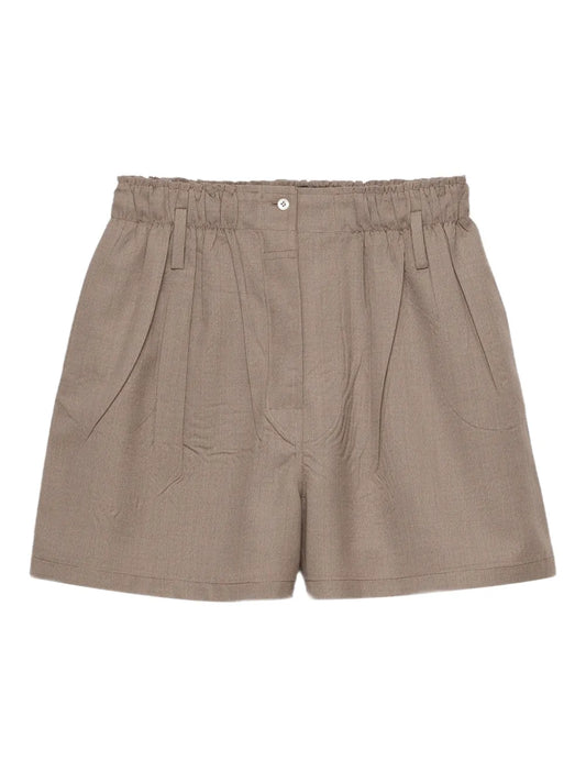 Mouliné Wool Shorts