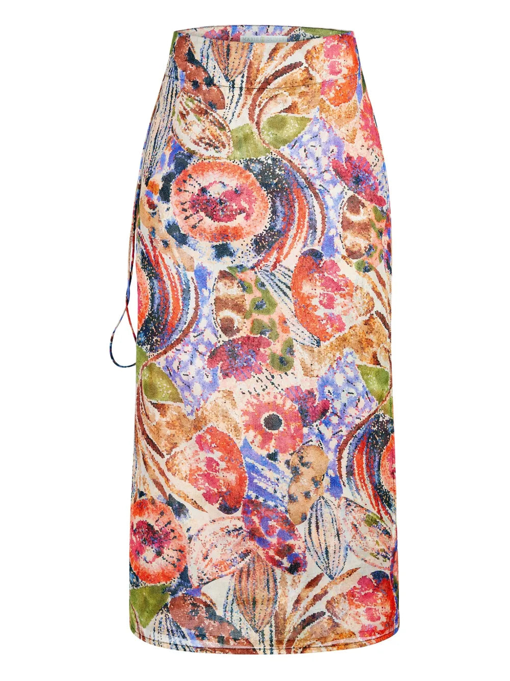 Sunnie Floral-Print Wrap Skirt