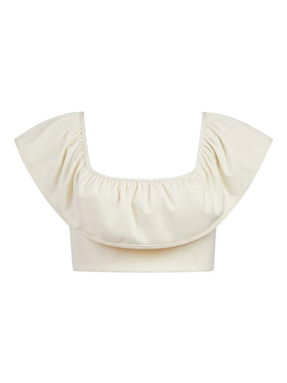 Emily Ruffled Swim Top