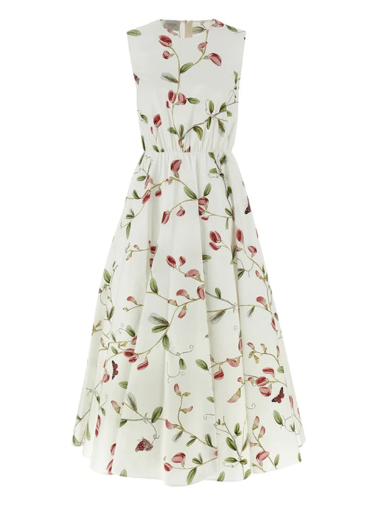 Cotton Midi Dress
