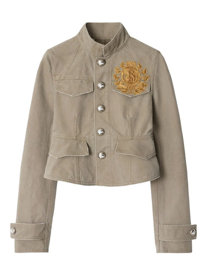 B Crest Cotton Jacket