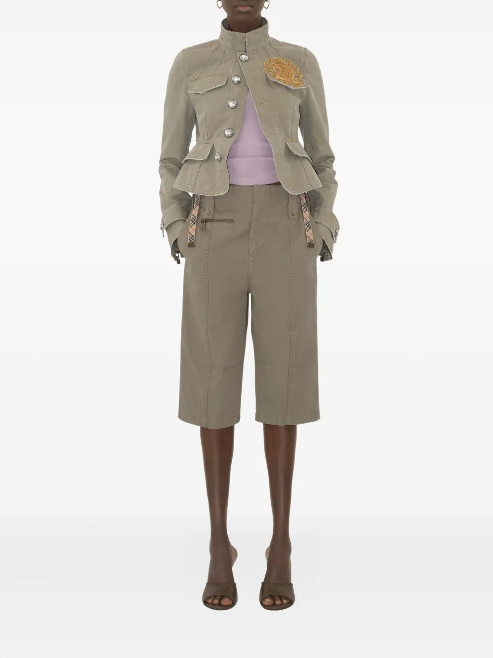 B Crest Cotton Jacket