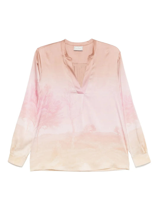 Graphic-Printed Top