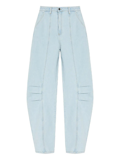 Wide-Leg Cargo Jeans