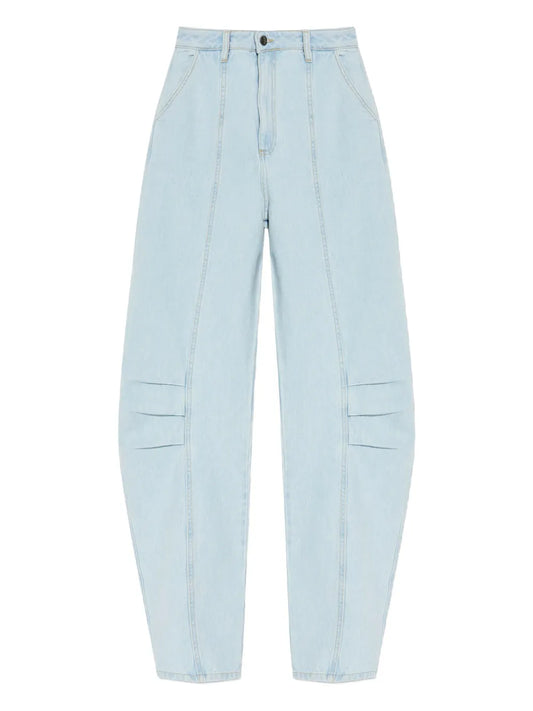 Wide-Leg Cargo Jeans