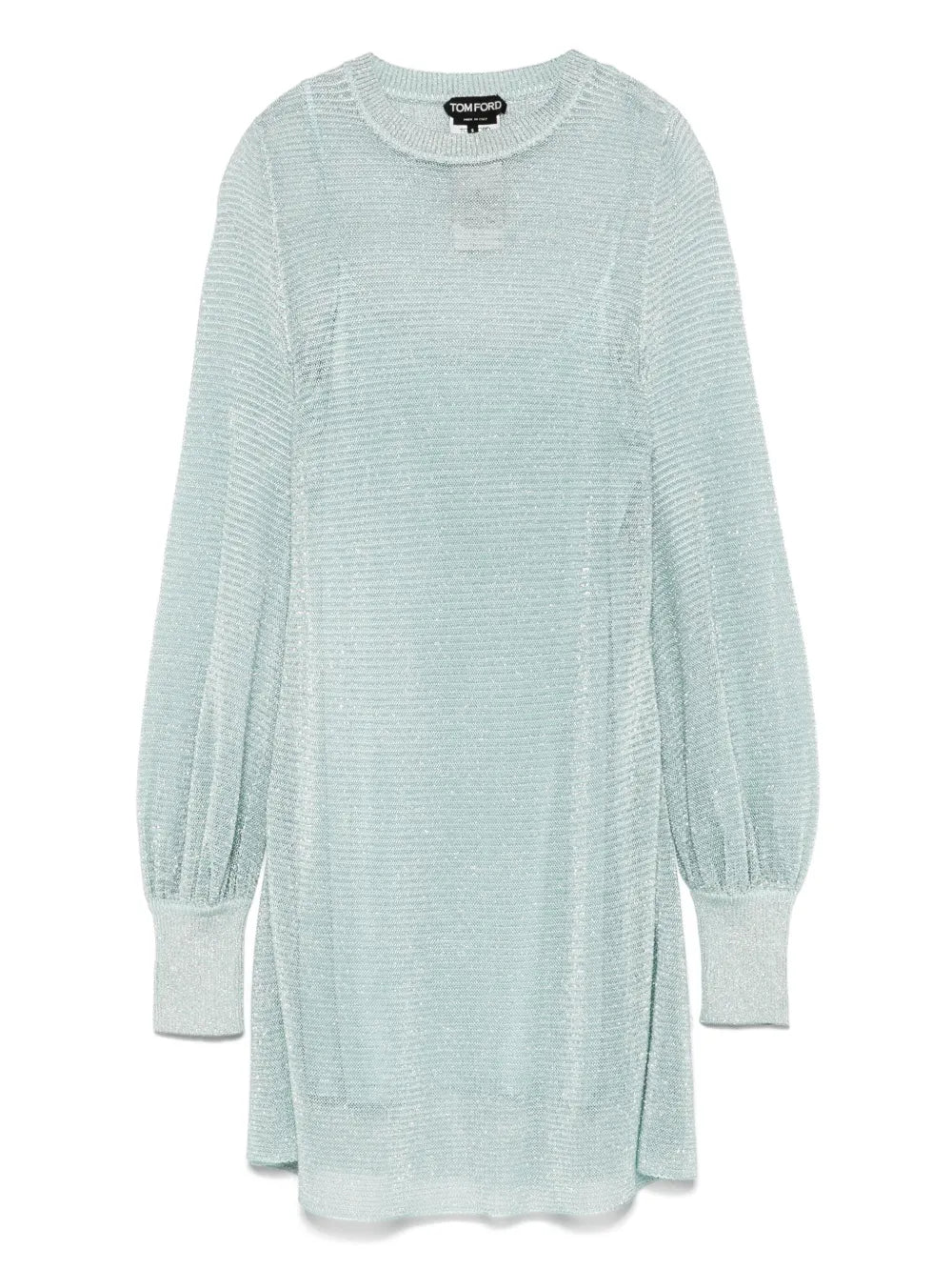 Lurex-Detailed Mini Dress