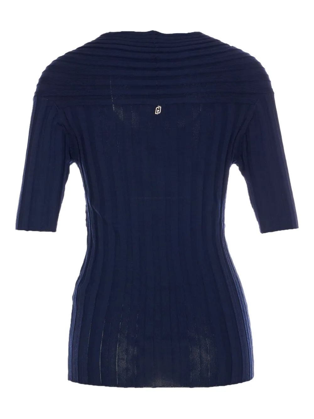 Twist-Detail Knitted Top