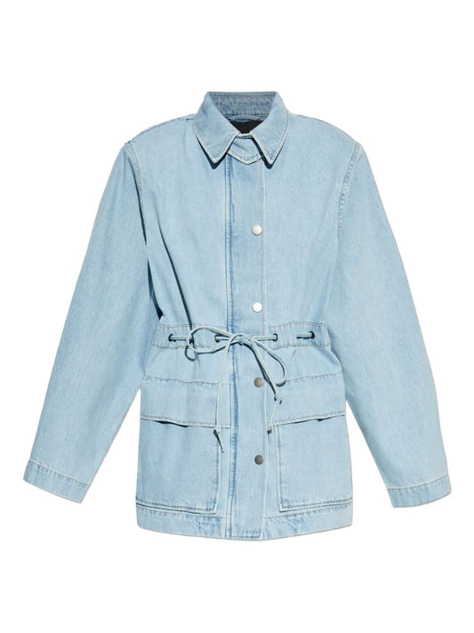 Belted Denim Jacket