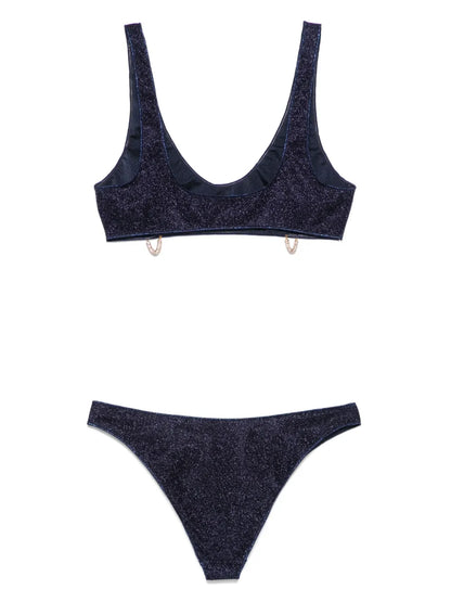 Crystal-Detail Bikini Set