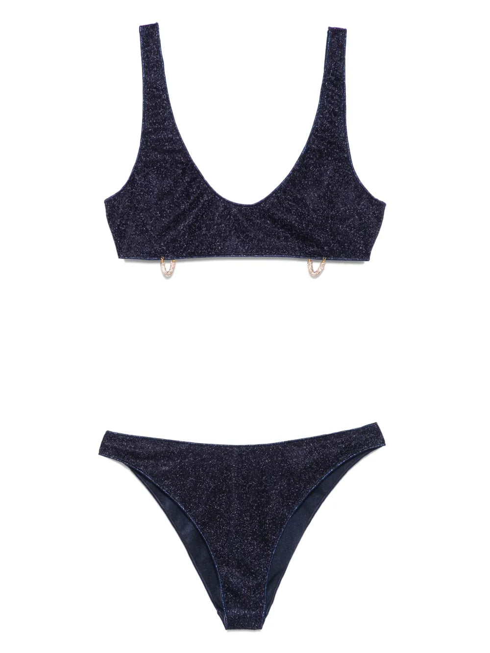 Crystal-Detail Bikini Set