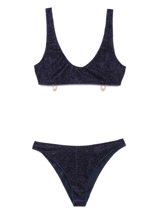Crystal-Detail Bikini Set