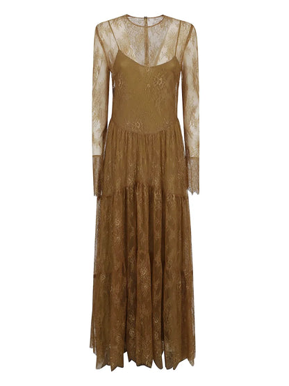 Chantilly-Lace Maxi Dress