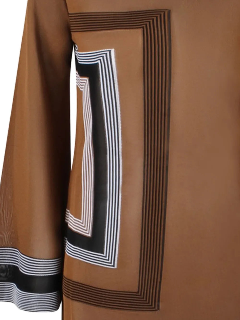 Geometric-Print Dress