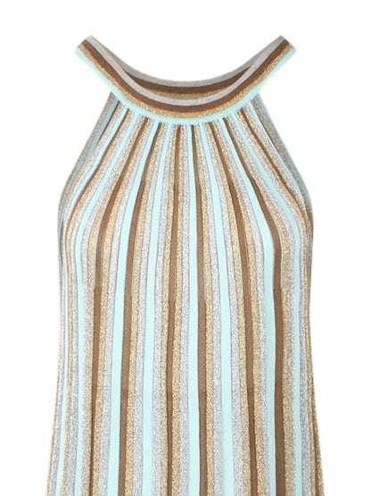 Pleated Midi Dress
