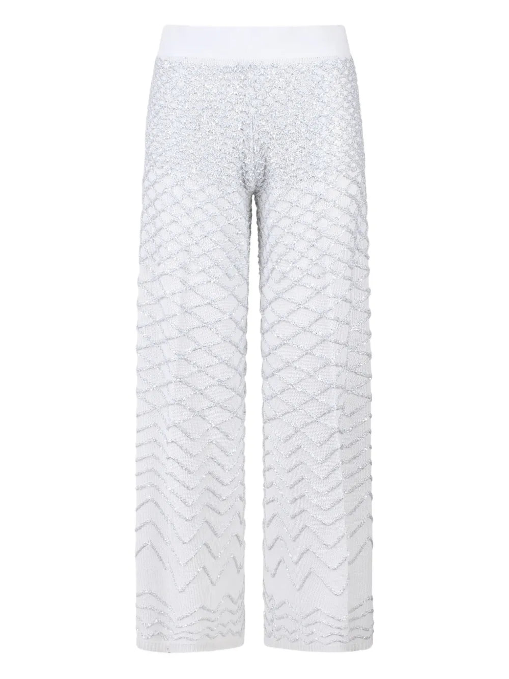 Sequinned Wide-Leg Trousers