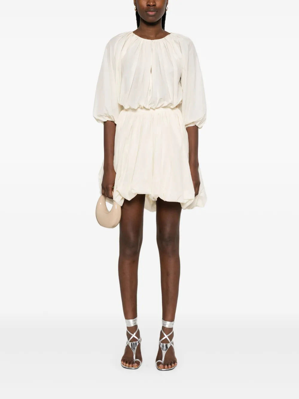 Gathered Mini Dress