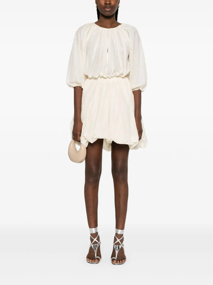 Gathered Mini Dress