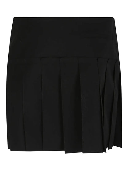 Wool Mini Skirt