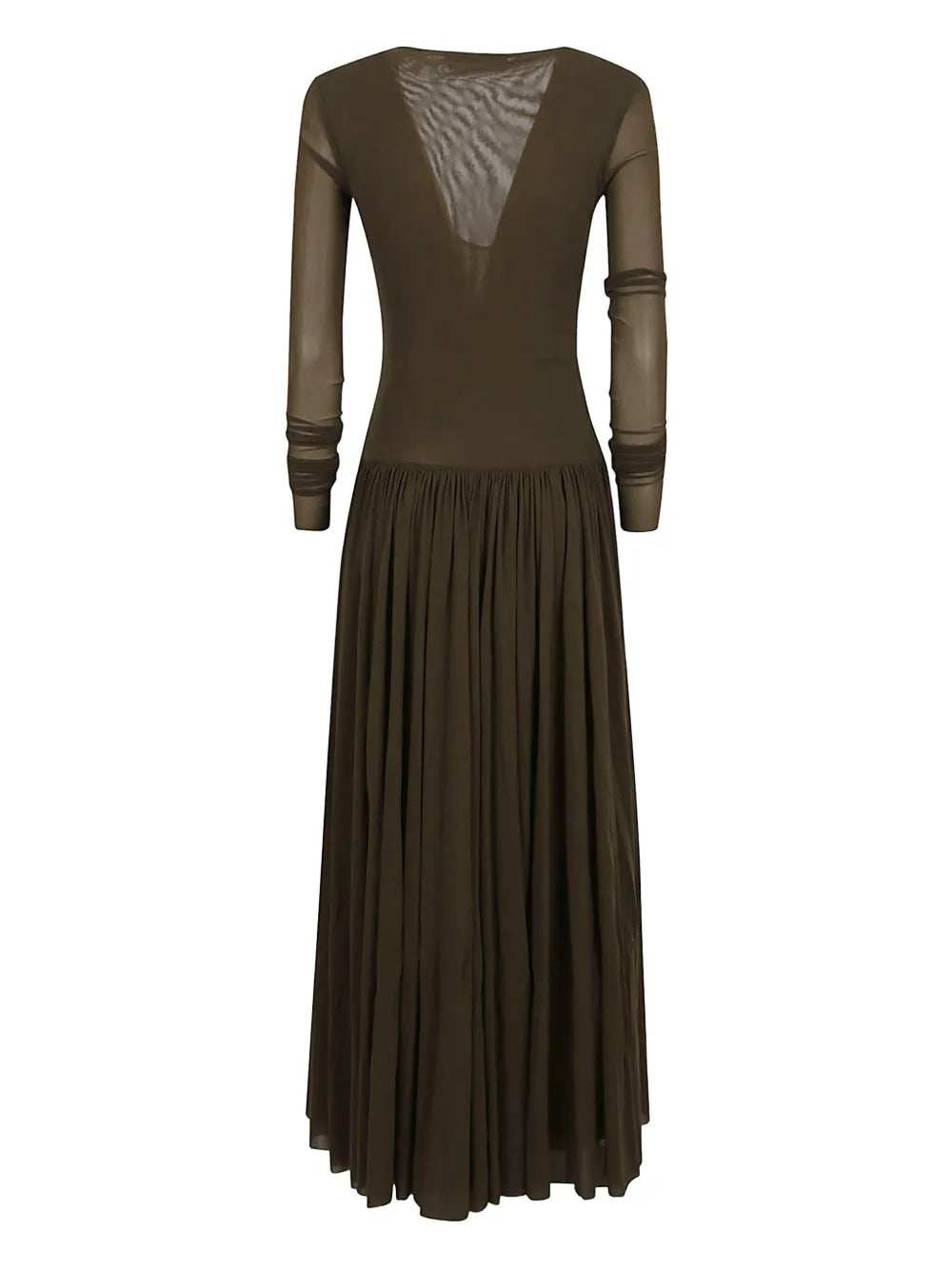 Long-Sleeve Maxi Dress