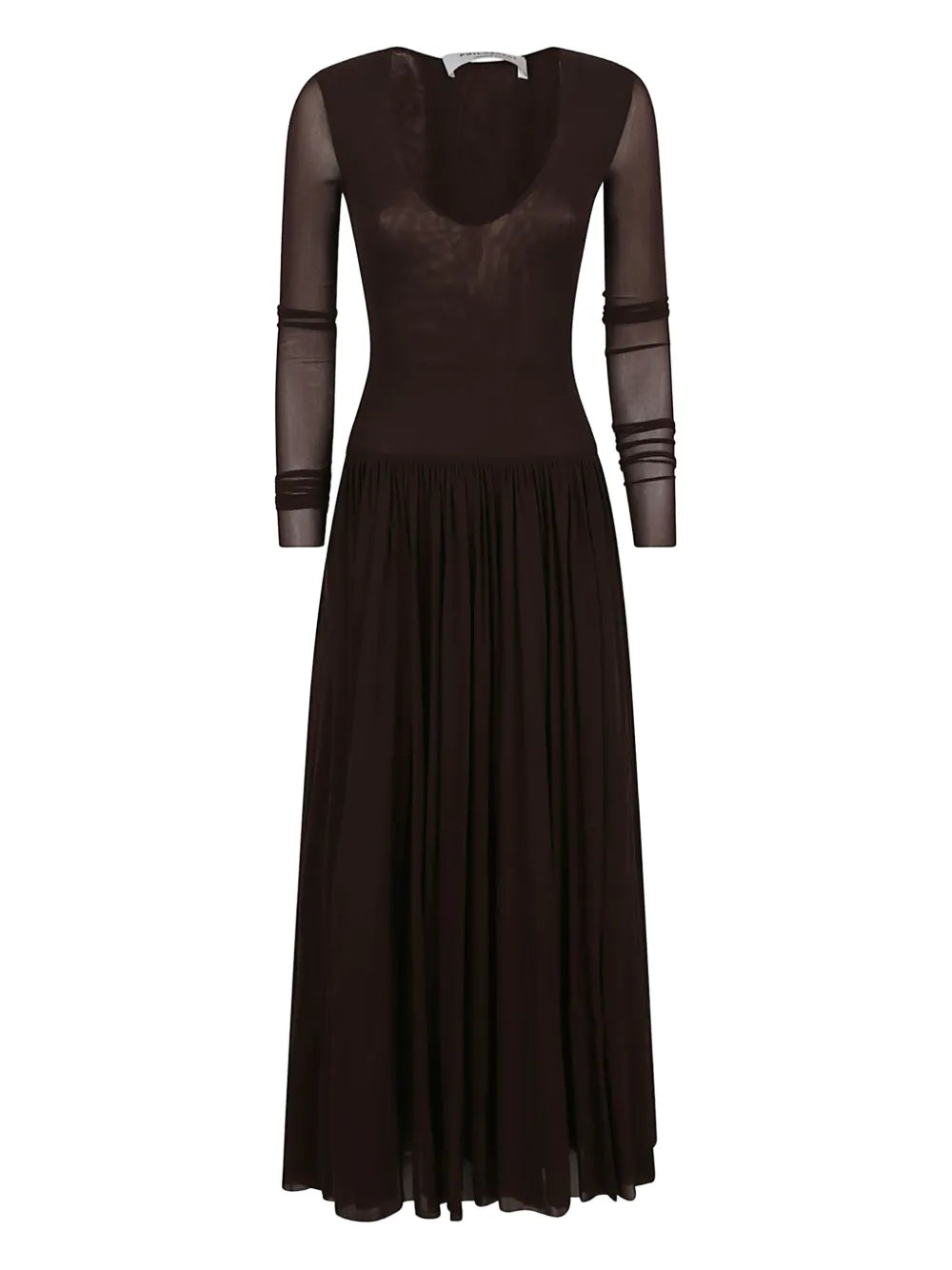 Long-Sleeve Maxi Dress