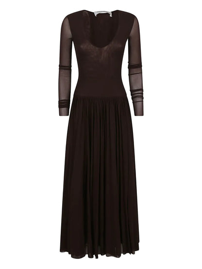 Long-Sleeve Maxi Dress