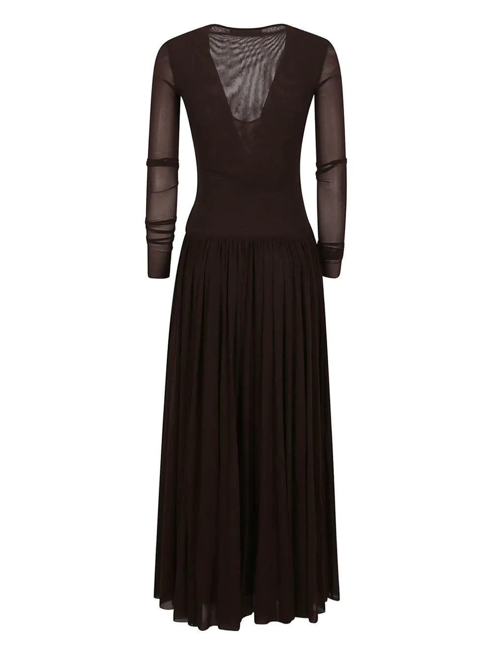 Long-Sleeve Maxi Dress