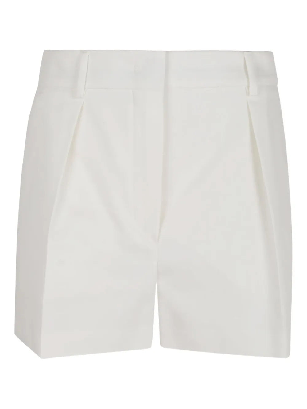 Dart-Detail Tailored Shorts