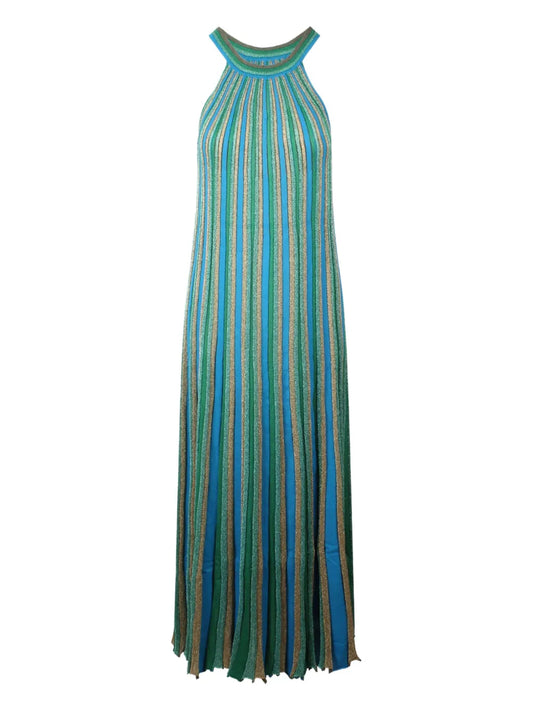 Pleated Midi Dress