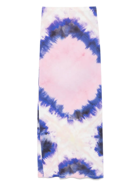 Tie-Dye Maxi Skirt