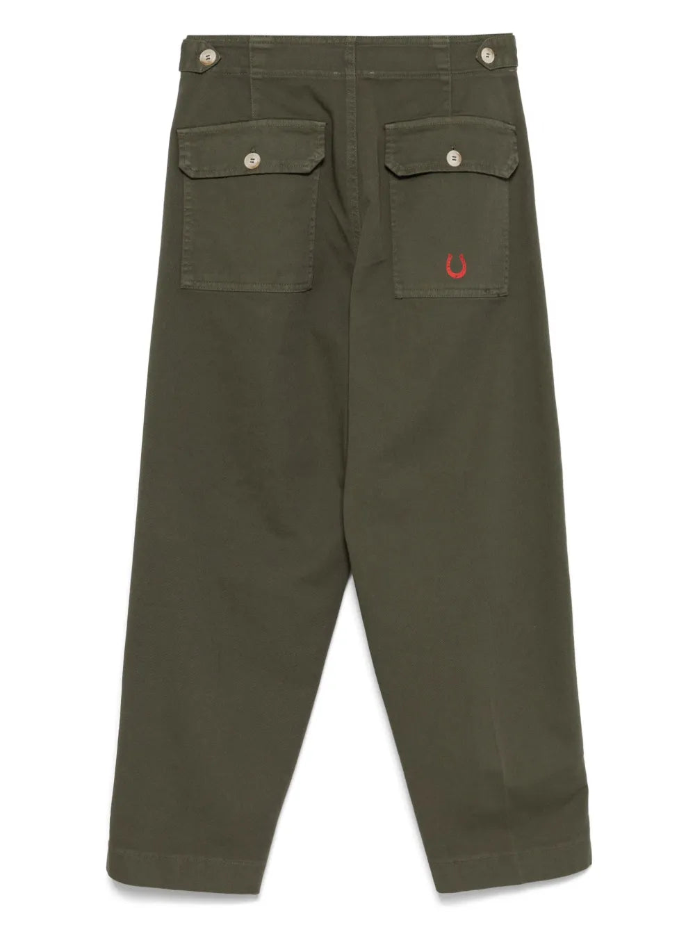 Logo-Print Tapered Trousers