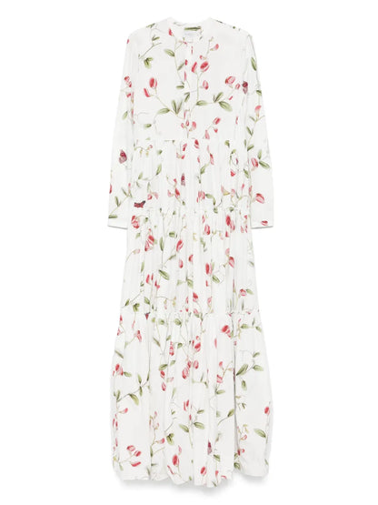 Floral-Print Maxi Dress