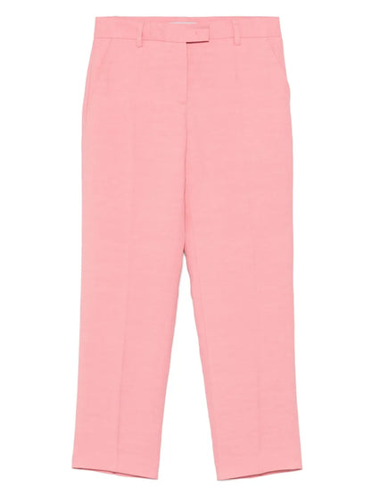Slub-Textured Trousers