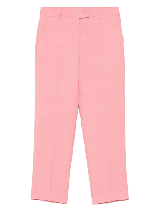 Slub-Textured Trousers