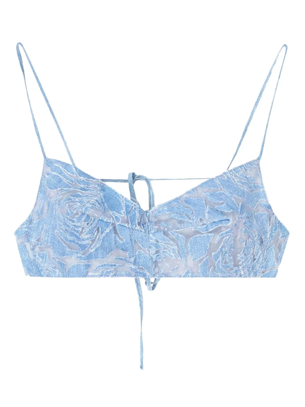 Devoré Denim Bra