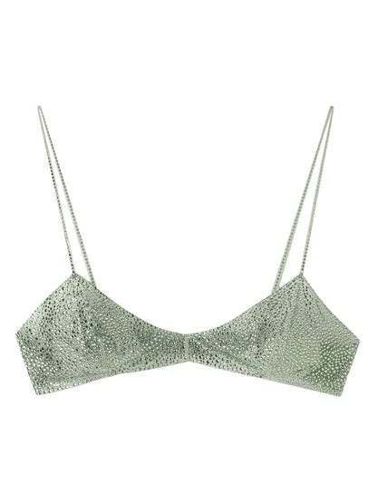 Crystal-Embellished Bra