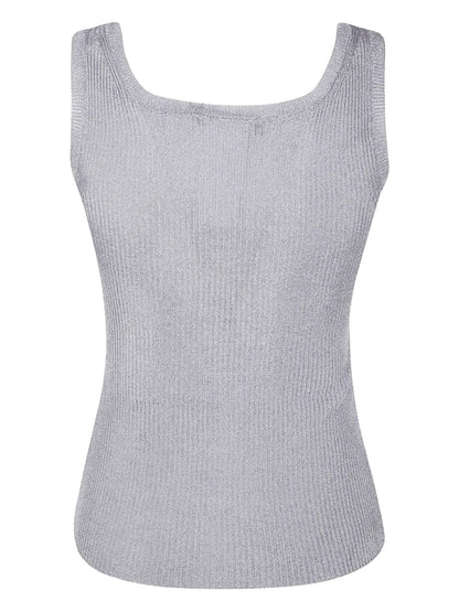 Ribbed-Knit Tank Top