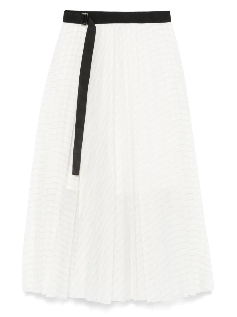 Plissé Midi Skirt