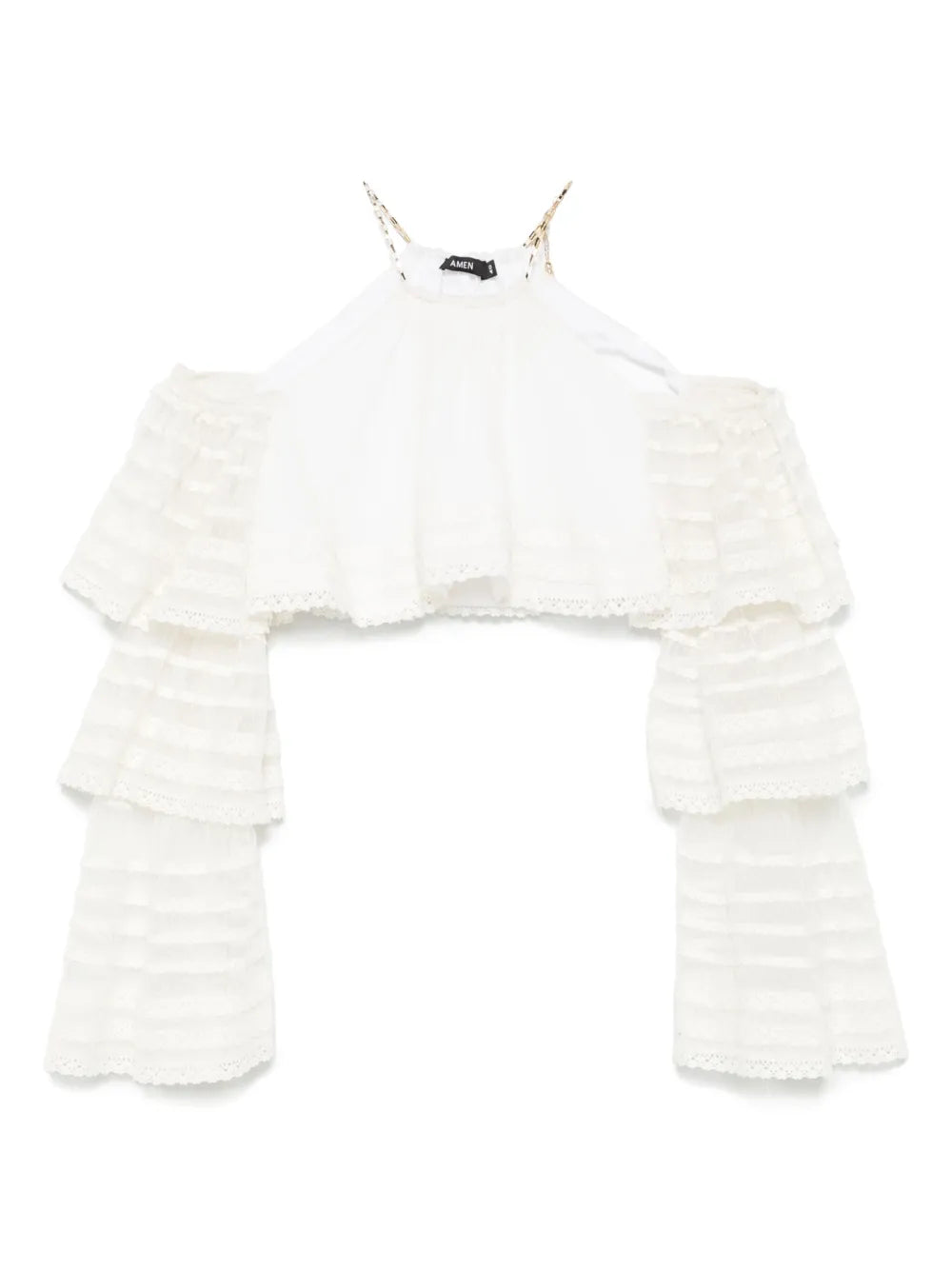Lace-Detailed Blouse