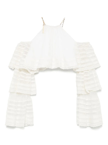 Lace-Detailed Blouse