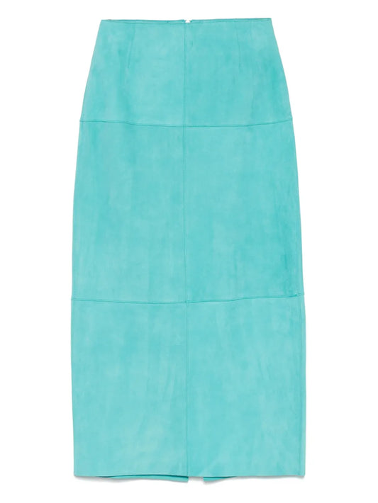 Leather Midi Skirt