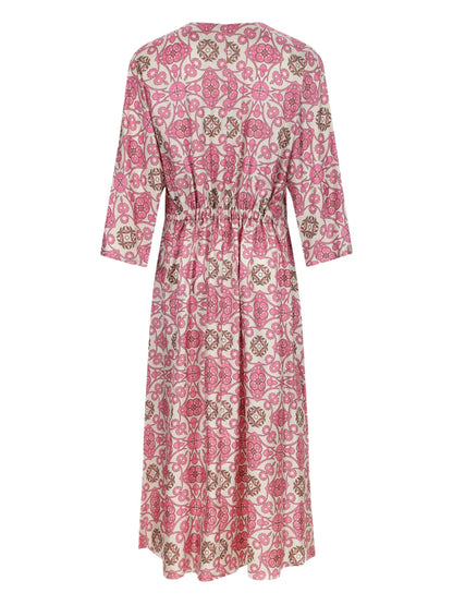 Silk Midi Dress