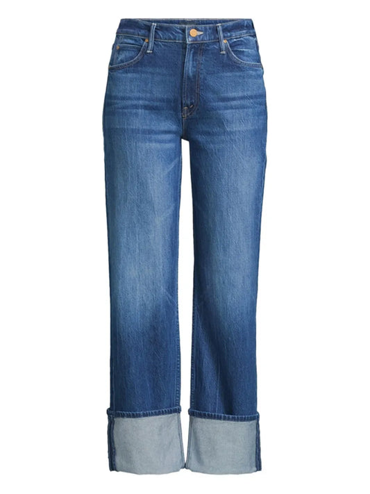 Checkerboard Duster Jeans