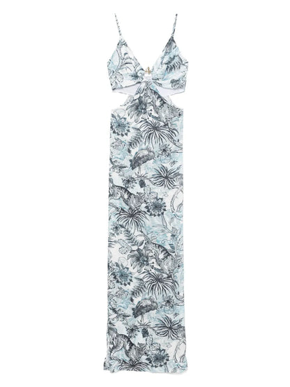 Raso Vi Strange Jungle Maxi Dress