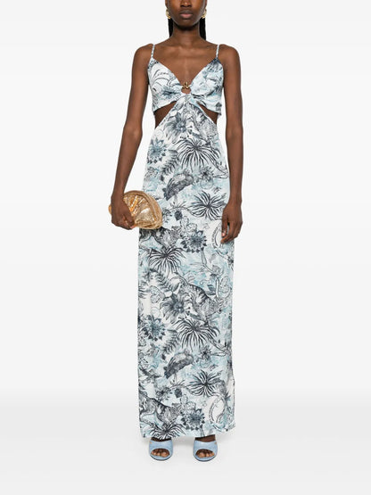 Raso Vi Strange Jungle Maxi Dress